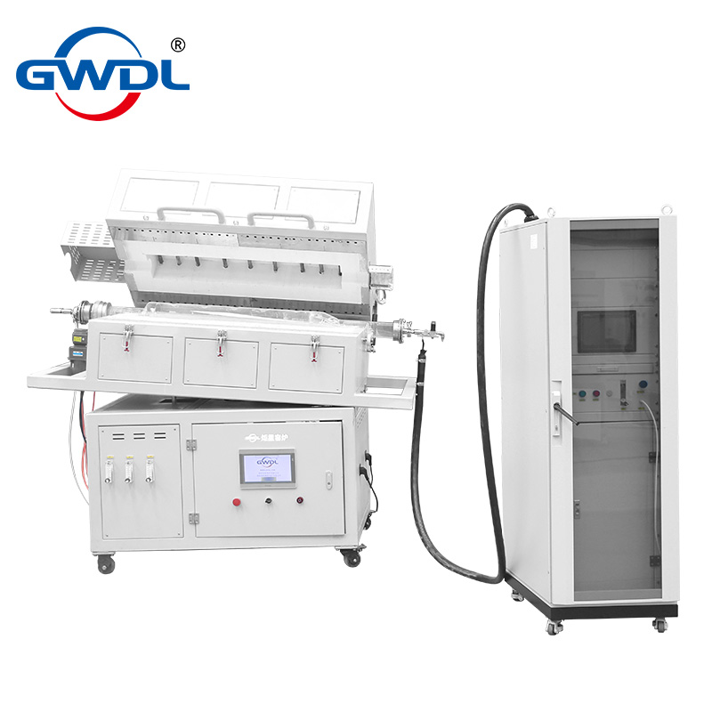 GWDL-1400度真空气氛回转炉